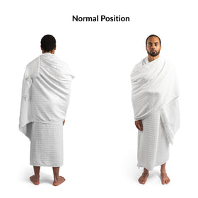 Vereeo Premium Men's Ihram Set travel-friendly bag for pilgrimage packing