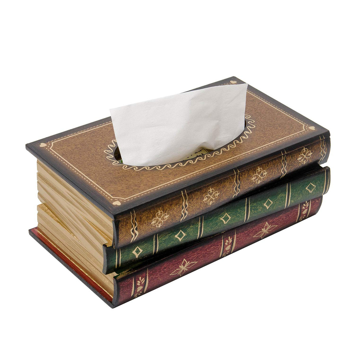 VERGOODR crafted classical retro wooden tissue box cover adds vintage charm to living rooms.