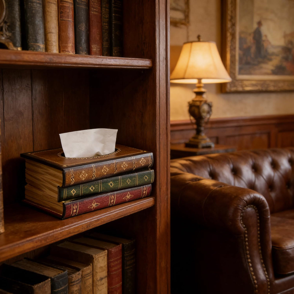 VERGOODR environmentally-friendly wood tissue box blends durability with natural warmth.