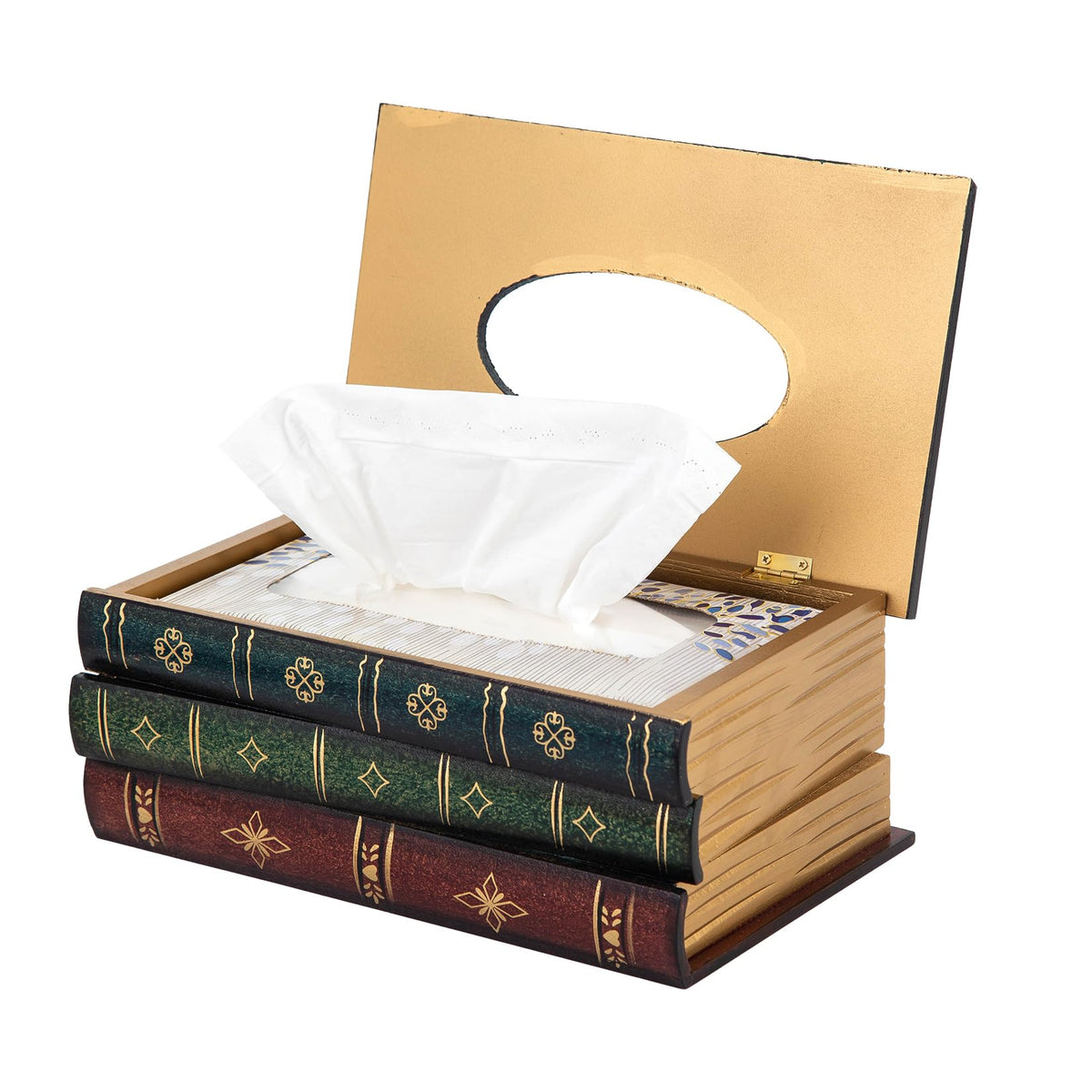 VERGOODR open-top tissue container makes refilling quick and mess-free
