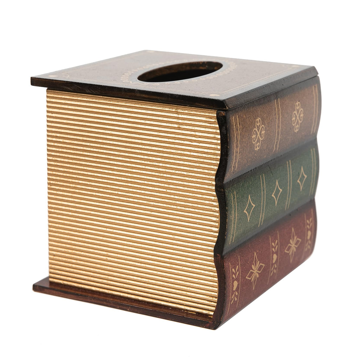 VERGOODR sturdy wood tissue box keeps tissues neatly stored