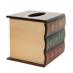 VERGOODR sturdy wood tissue box keeps tissues neatly stored