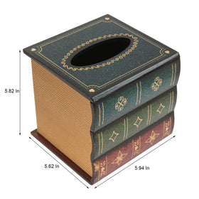 Vergoodr wooden tissue box doubles as napkin storage for car or home