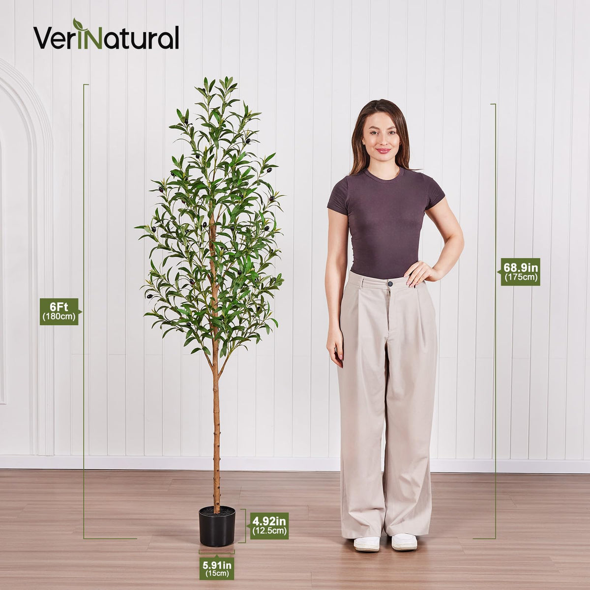 VeriNatural designer look at a fraction of typical price for upscale decor.