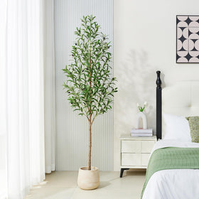 VeriNatural olive fruits add lifelike detail enhancing Mediterranean ambience in homes.