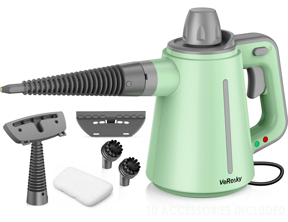 VeRosky steam cleaner tackles bathroom grout detail with powerful steam