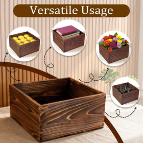 Verssure natural wood grain risers highlighting authentic texture for elegant tables