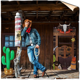 Vertintong inflatable cactus stands tall for bold western decor accents.