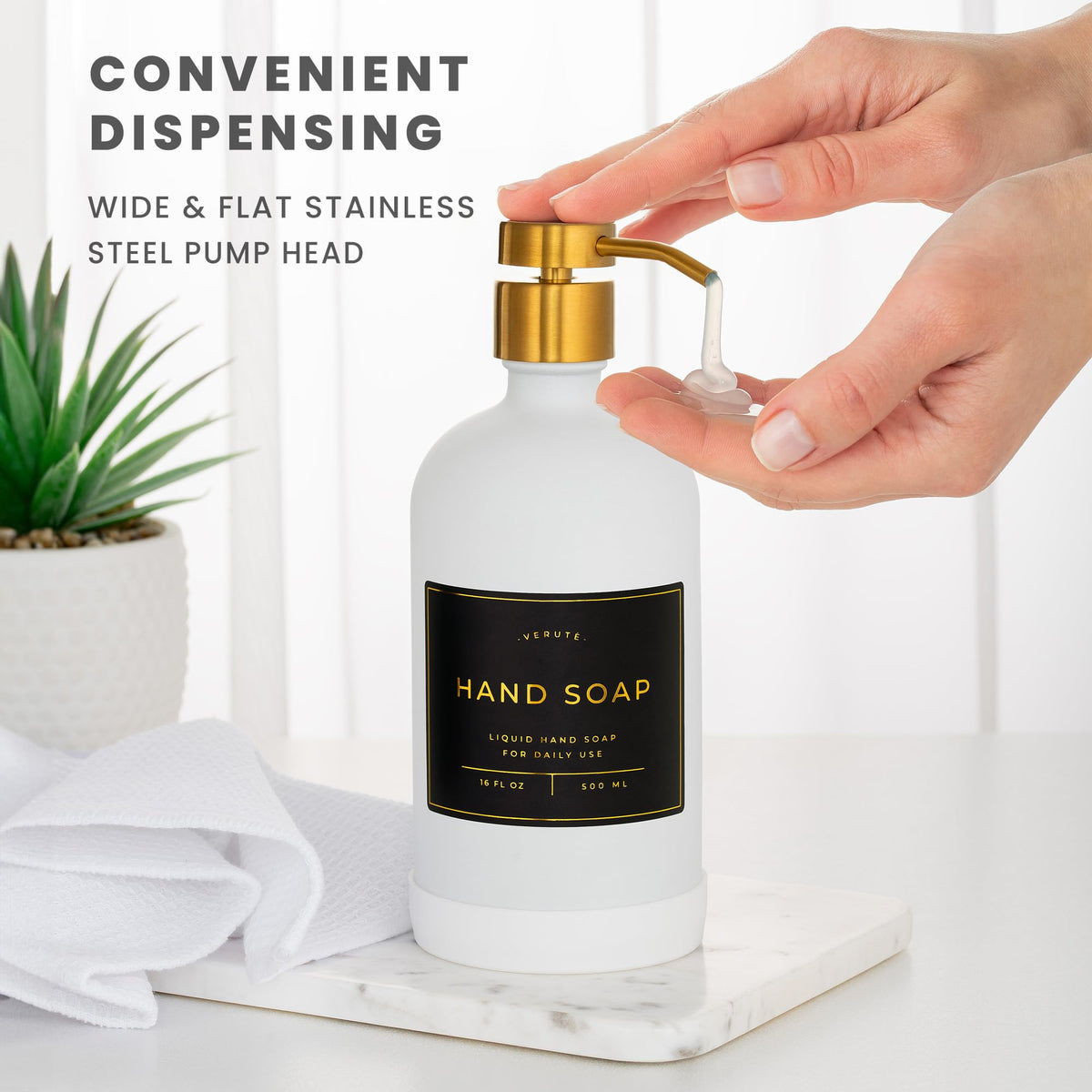 Verute non-slip silicone trays protect countertops and keep bottles steady