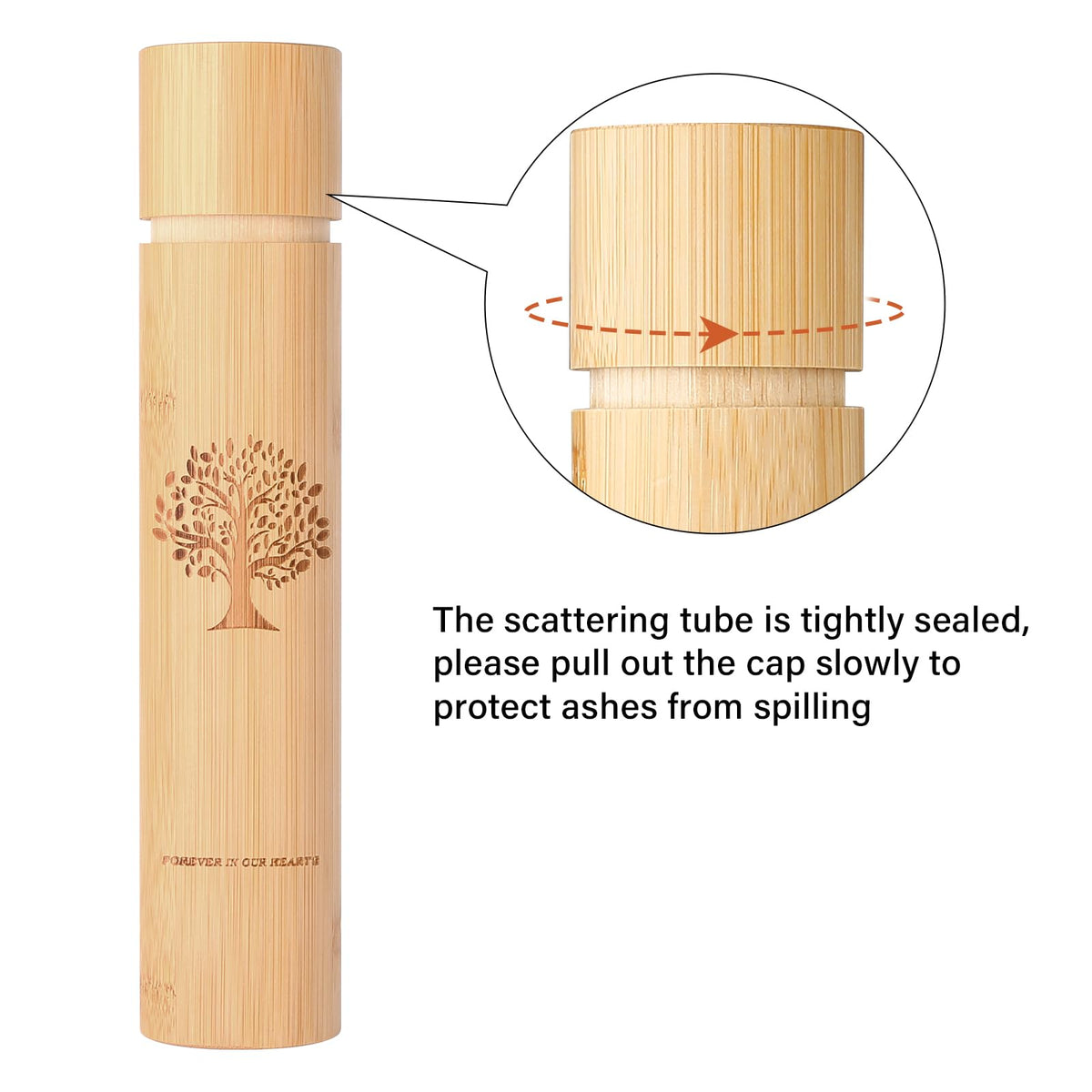 Very100 TSA-friendly urn can be carried aboard for travel.