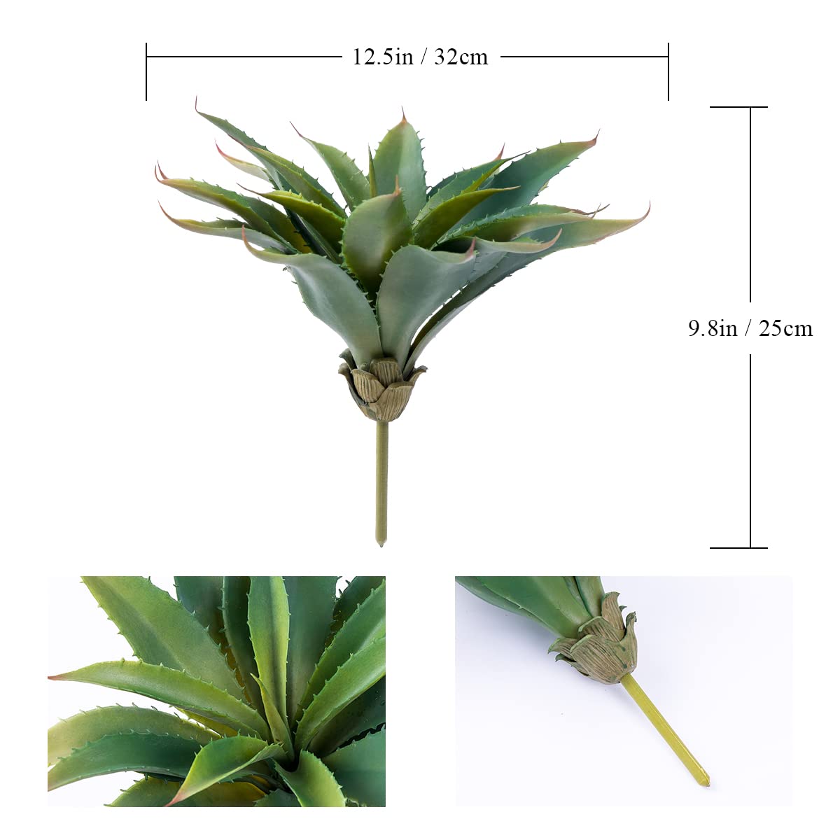 Veryhome artificial aloe succulent display elevates spaces with color.