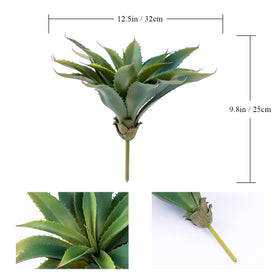 Veryhome artificial aloe succulent display elevates spaces with color.