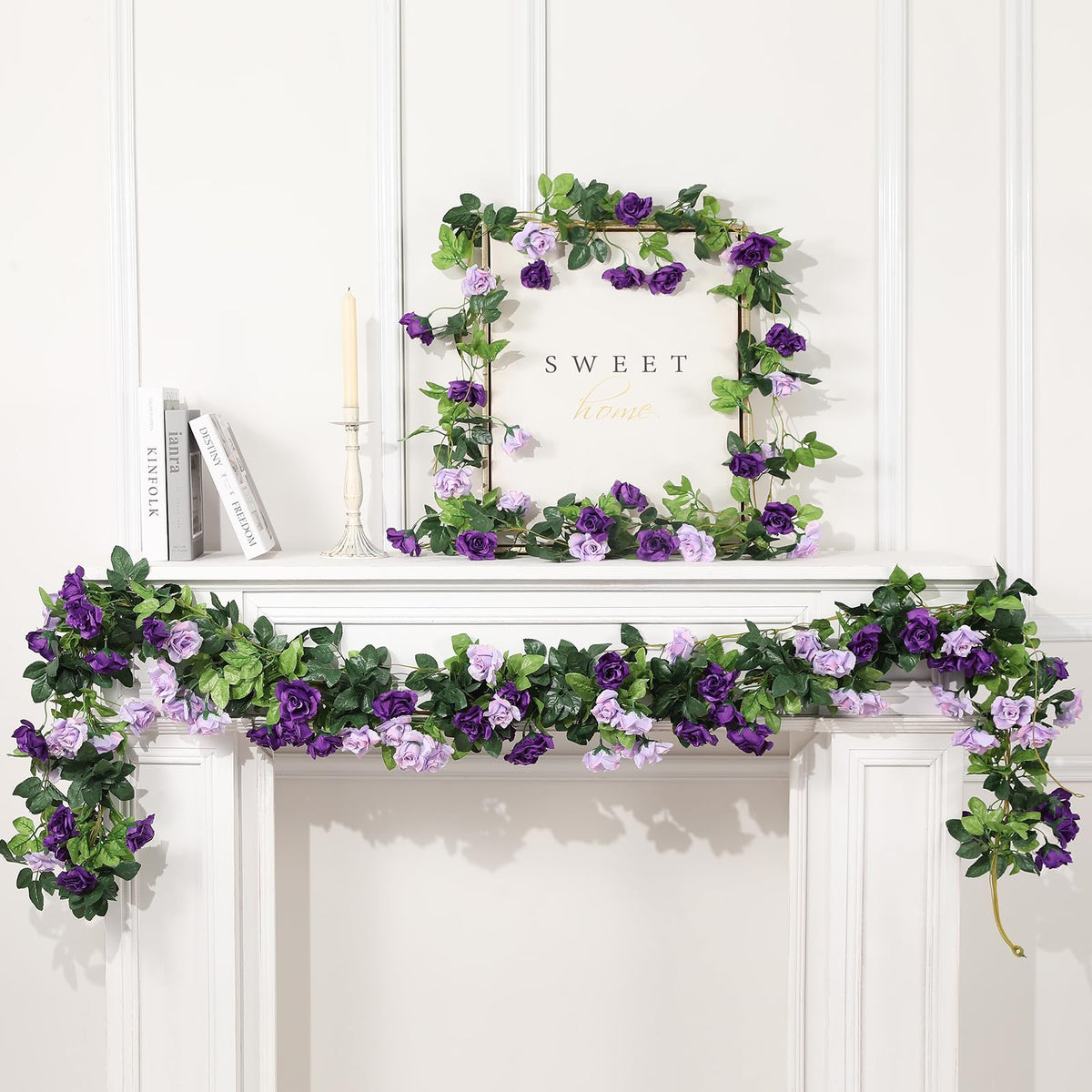 Veryhome wedding arch garland wraps easily for a romantic ceremony aesthetic.