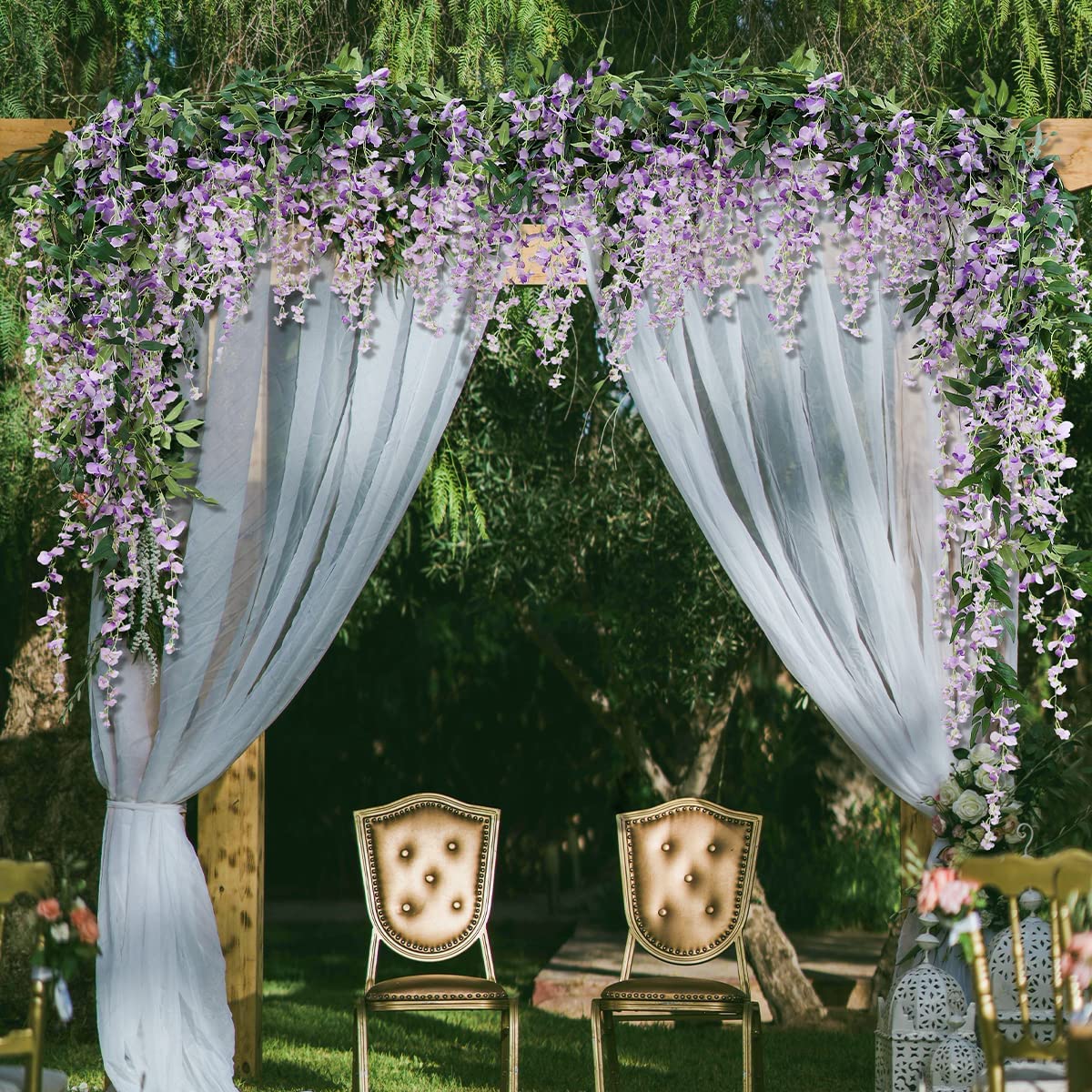 Veryhome wisteria garland ideal for outdoor garden styling