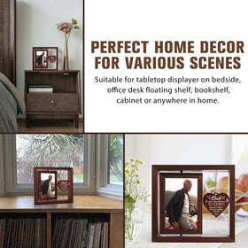 Vetbuosa keepsake includes heart sign beside the photo display.