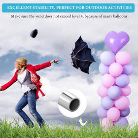 VETOGETHER balloon clips set keeps balloons neatly arranged and secure.