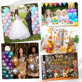 VETOGETHER outdoor-sturdy balloon tower supports dramatic focal points at events.