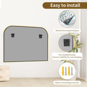 VETROVUE reinforced backing plate adds extra sturdiness against impact.