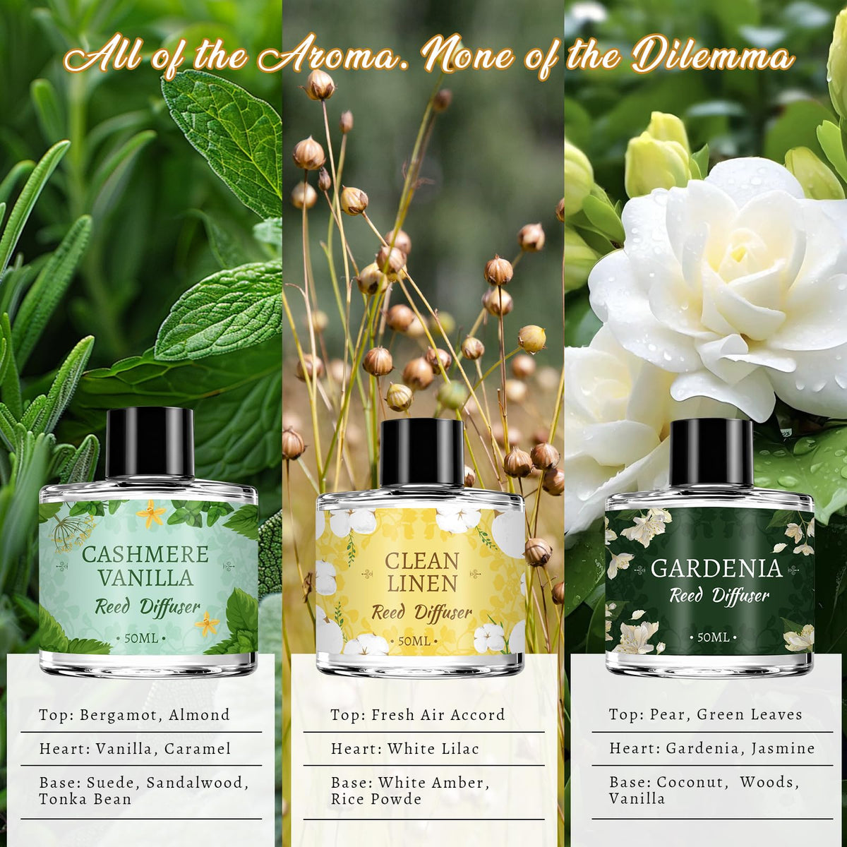 Vetuslumen cashmere vanilla diffuser bottle creates warm ambiance