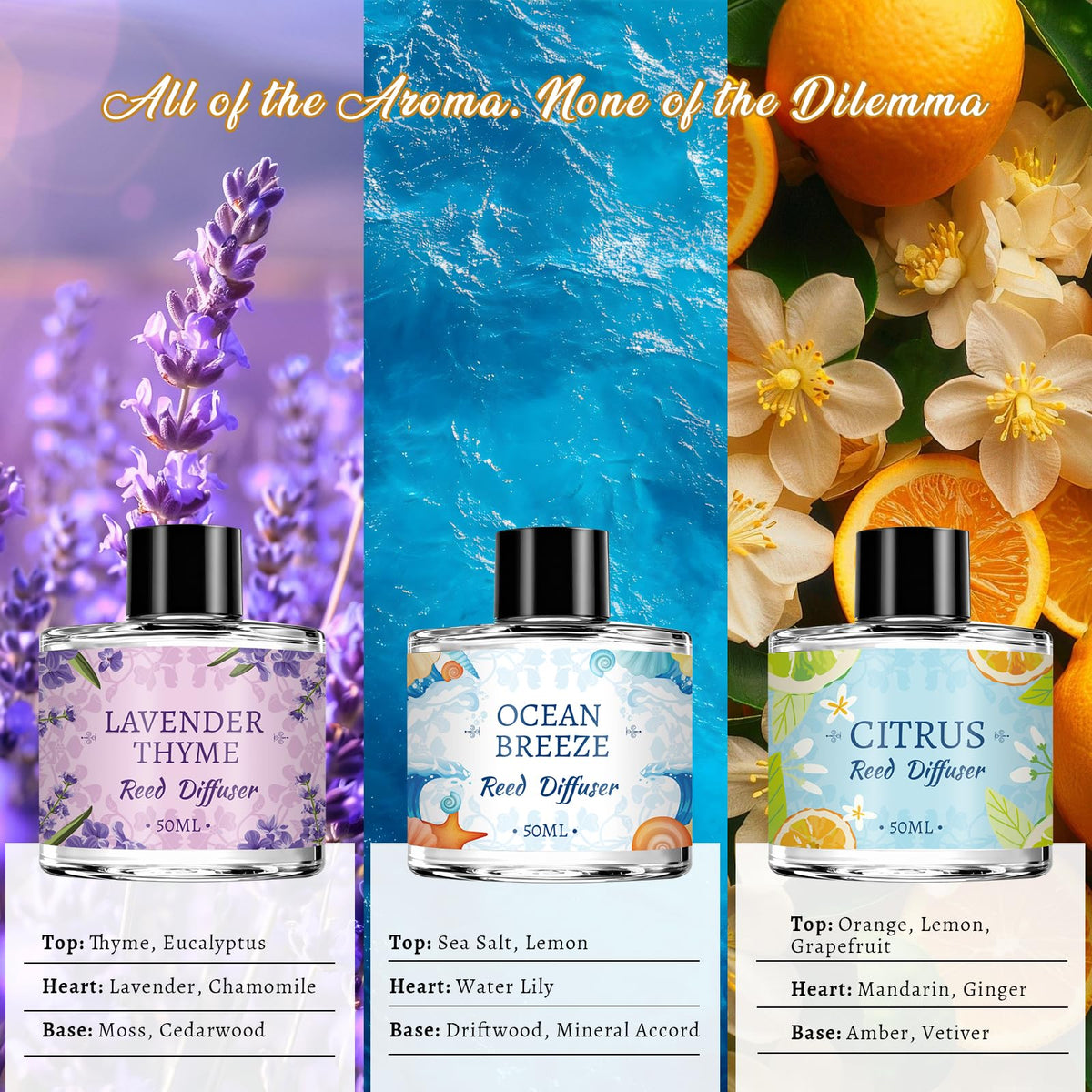 Vetuslumen gardenia diffuser bottle adds floral ambiance