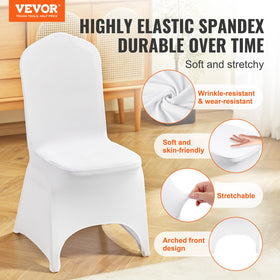 VEVOR chair cover arch design protects feet and floor, reducing wear.