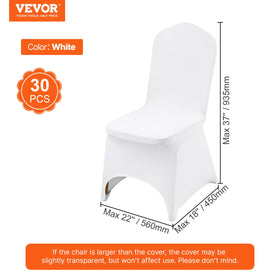 VEVOR elegant white slipcovers elevate venue decor without heavy setup.