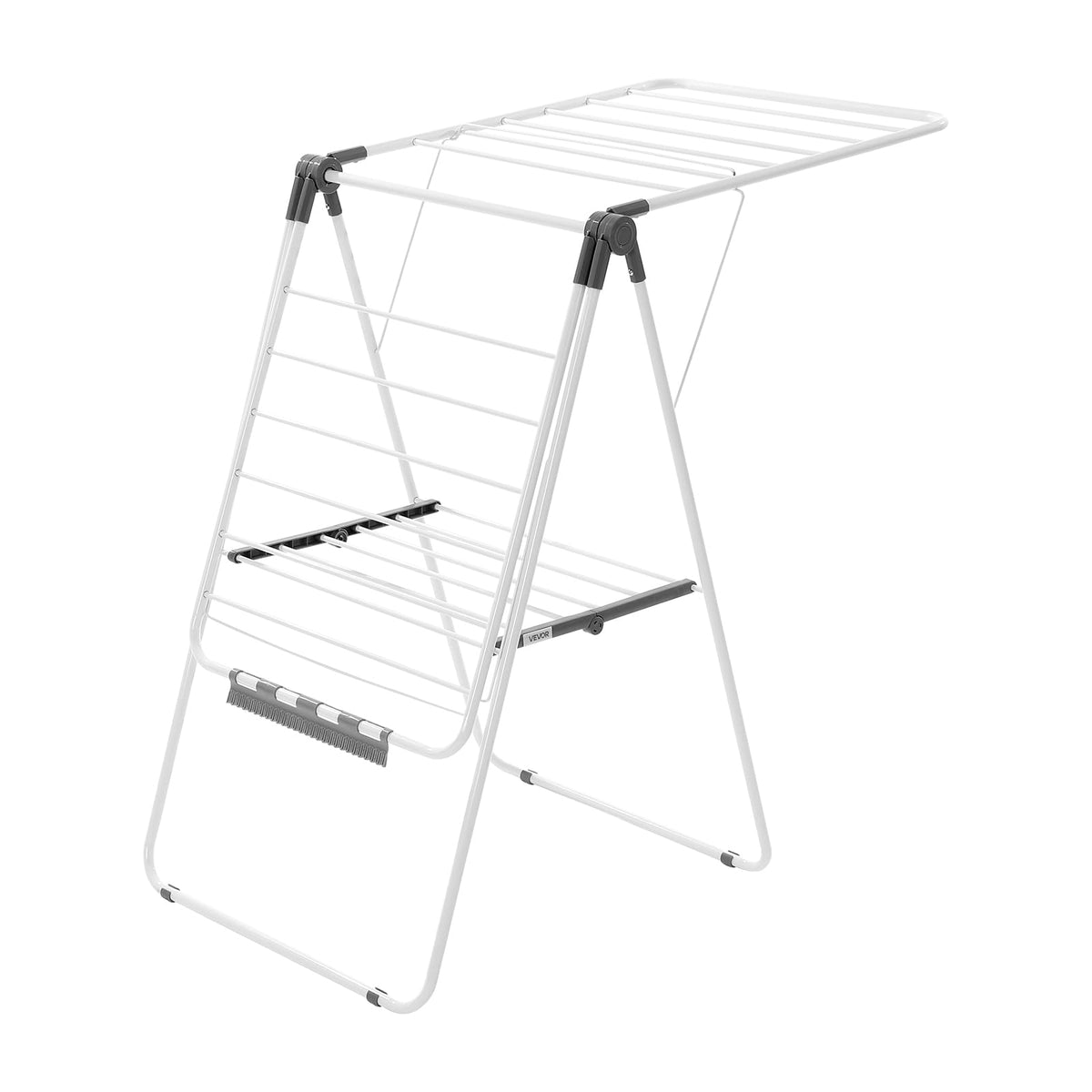 VEVOR drying rack in action handles mixed fabrics with ease.