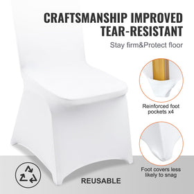 VEVOR washable chair slipcovers simplify post-event cleaning and reuse.