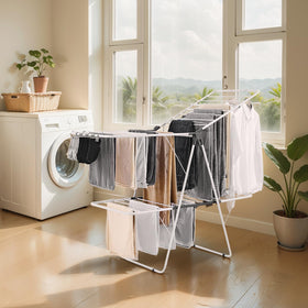 VEVOR free-standing unit elevates clothes and reduces floor clutter