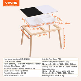 VEVOR Sensory Table is tool-free to assemble for quick setup