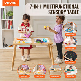 VEVOR Sensory Table with paper roll holder for easy drawing sessions