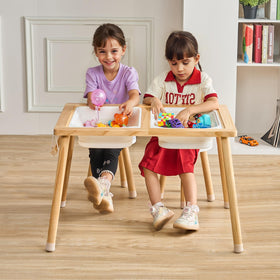 VEVOR Sensory Table non-slip feet protect floors during play.