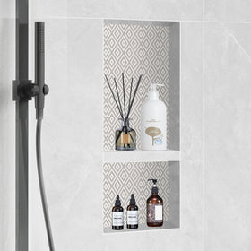 VEVOR shower niche tile-ready surface supports durable, long-lasting installation.