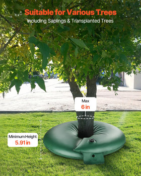 VEVOR 4-pack tree watering bags for scalable irrigation