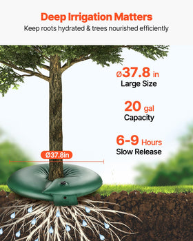 VEVOR tree watering bag drip valve for even root hydration
