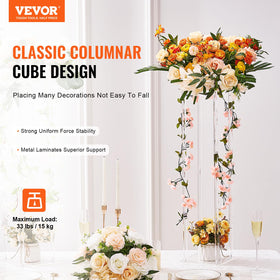 VEVOR acrylic laminate top detail highlights clear light transmission for romantic lighting.