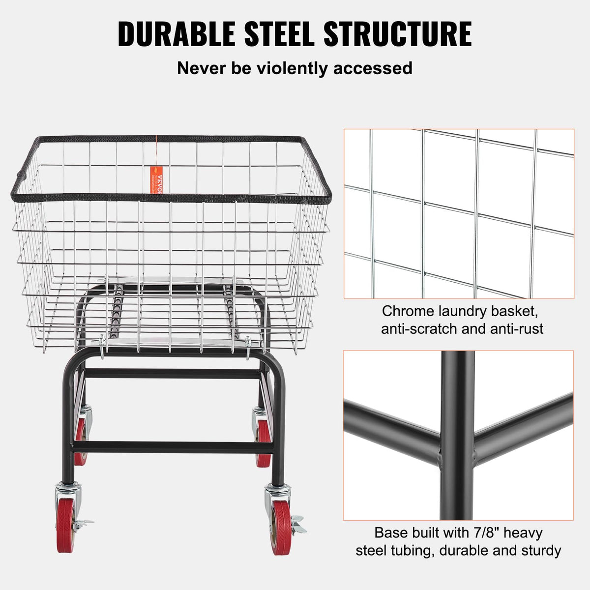 VEVOR removable basket for easy loading and cleaning