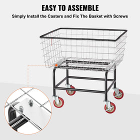 VEVOR steel frame with chrome coating for long lasting strength