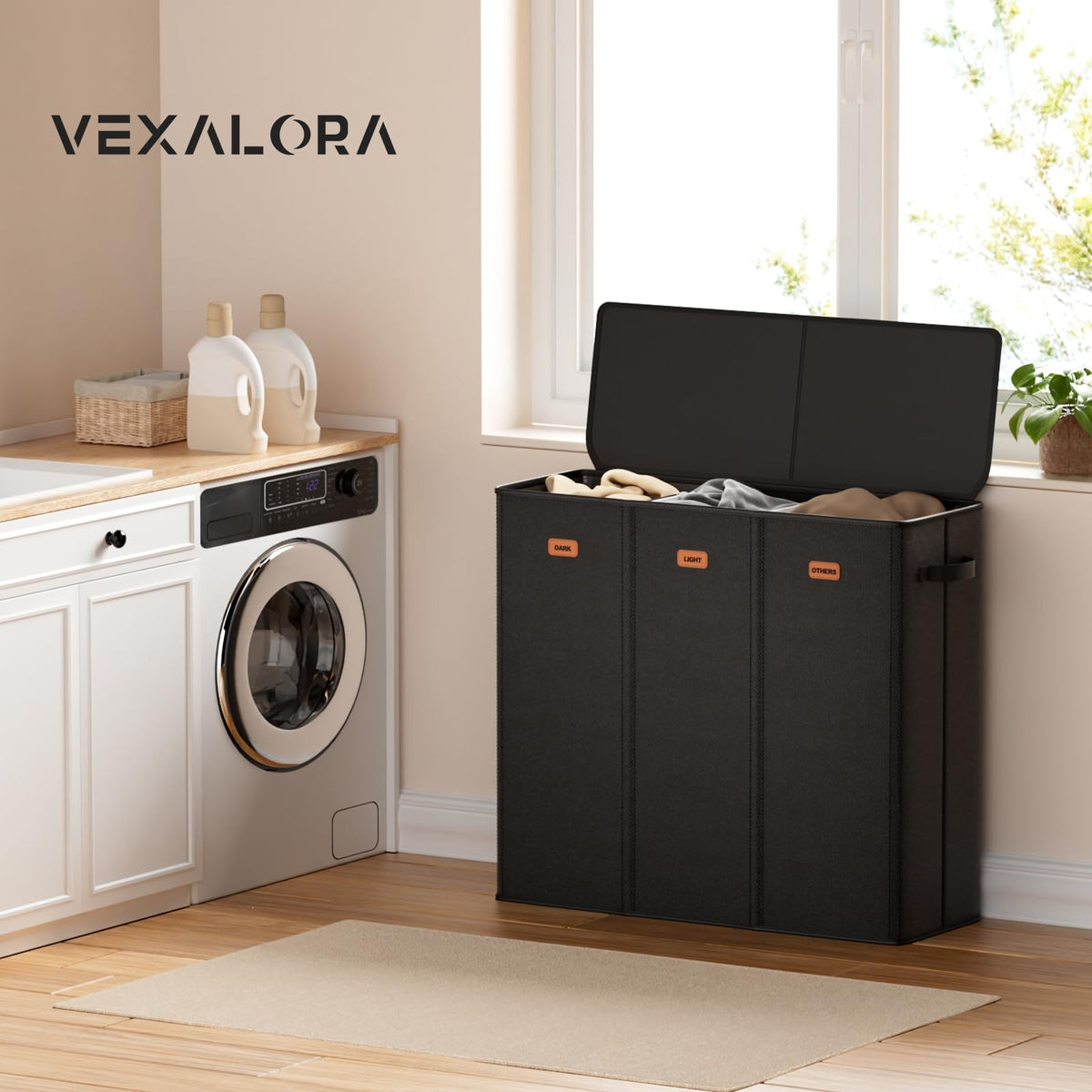 Vexalora eight-rod frame demonstrates stable structure under heavy loads.