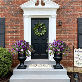 VGNQA easy-care artificial flowers save watering and maintenance