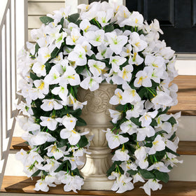 VGNQA fake Bougainvillea trailing vines for outdoor decor with two bundles