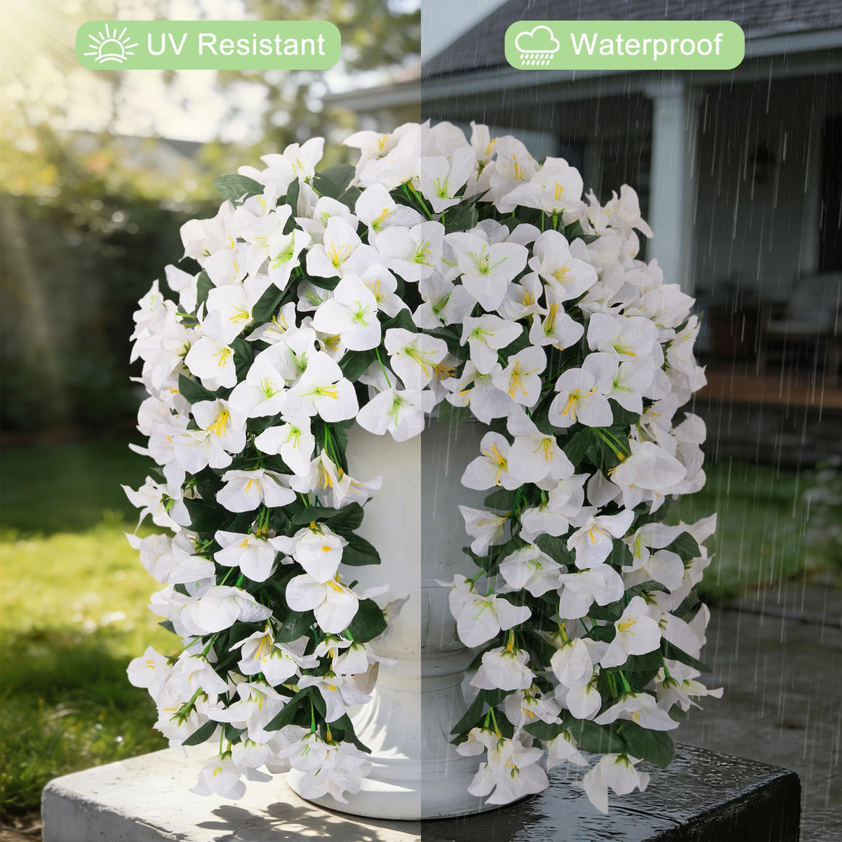 VGNQA outdoor Bougainvillea decor for front doors and entryways