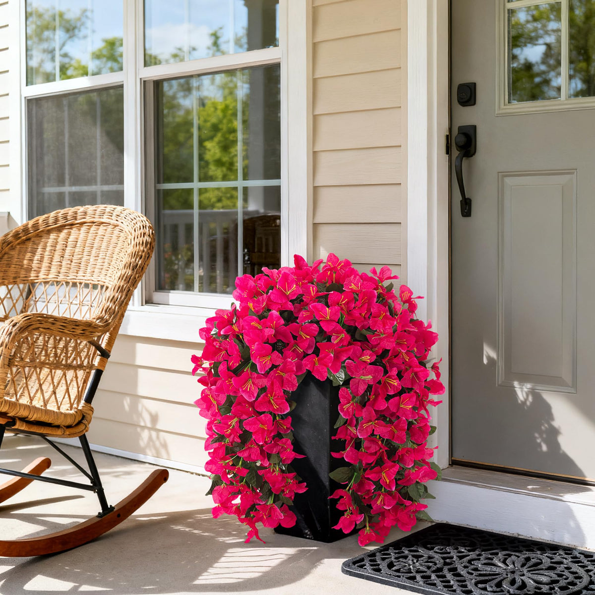 VGNQA outdoor decor for porch urn planter or window box