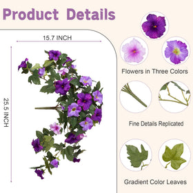 VGNQA packaging note: faux-flowers arrive slightly flattened to be reshaped