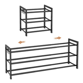 VGOBLO Expandable Shoe Rack packed for shipping shows compact packaging