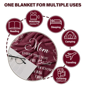 VHIKMLY mom blanket gift-ready display ideal for gifting