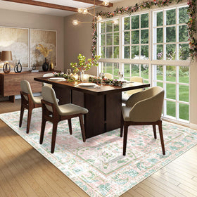 Vhong washable rug is easy to refresh after kids, pets, or daily use.