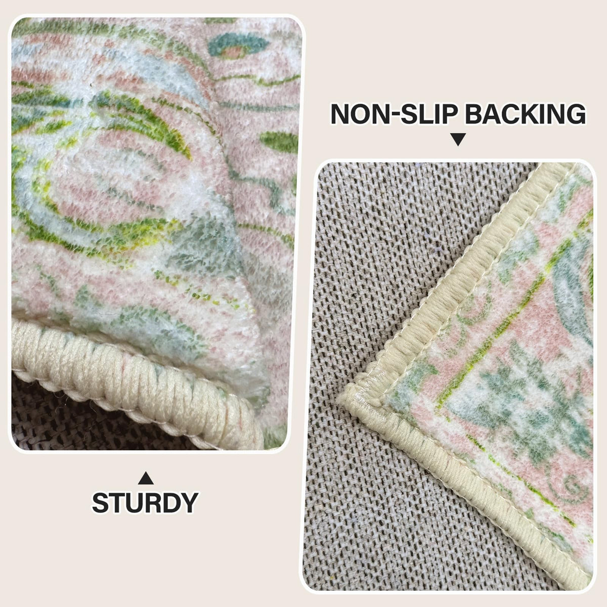 Vhong ultra-soft texture feels warm and inviting underfoot.