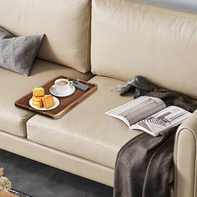 Vibaruta sofa tray daily use on the couch for snacks.