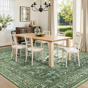 Vibrug Sage Green living room angle emphasizes soft inviting texture underfoot.